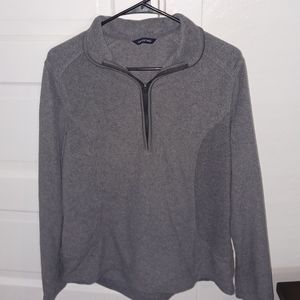 Lands End ¾ zip Woman's Fleece Pullover